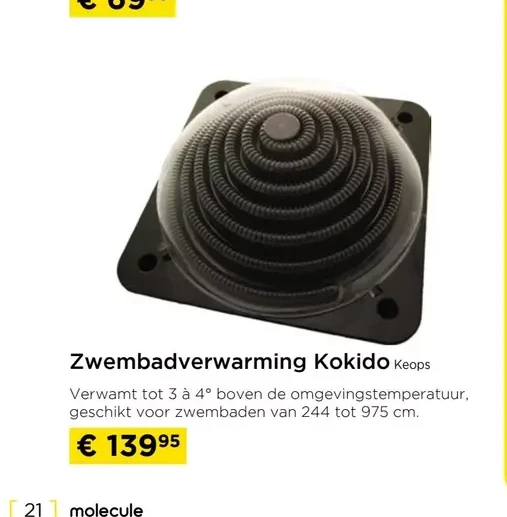 Zwembadverwarming Kokido keops