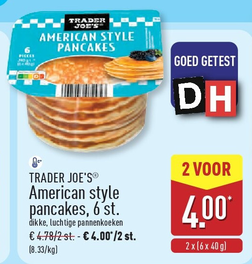 American style pancakes, 6st.