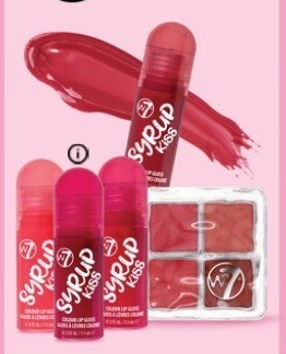 W7 Syrup Kiss en Blur it Blush