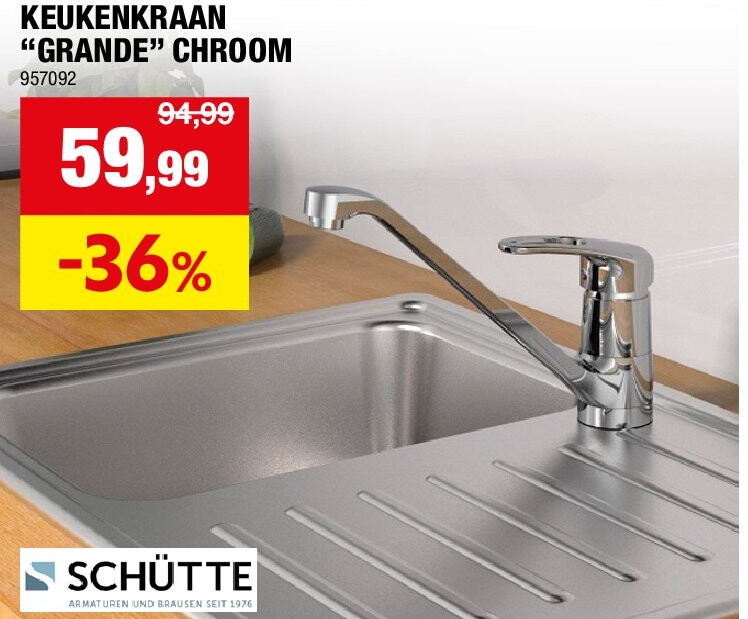 KEUKENKRAAN “GRANDE” CHROOM