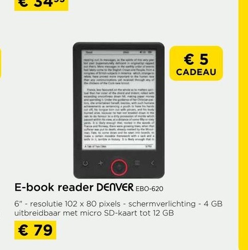E-book reader DENVER EBO-620