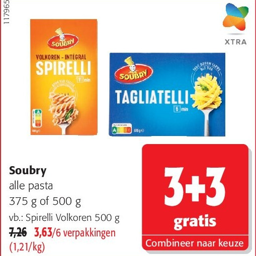 Soubry Spirelli Volkoren 500 g