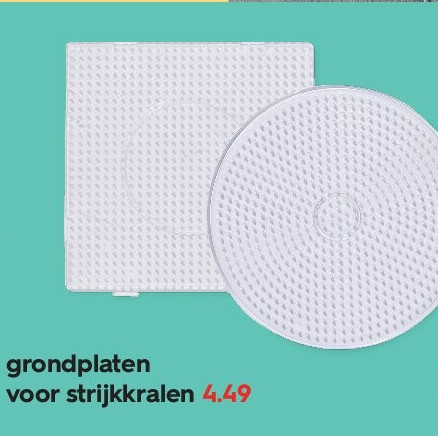grondplaten voor strijkkralen