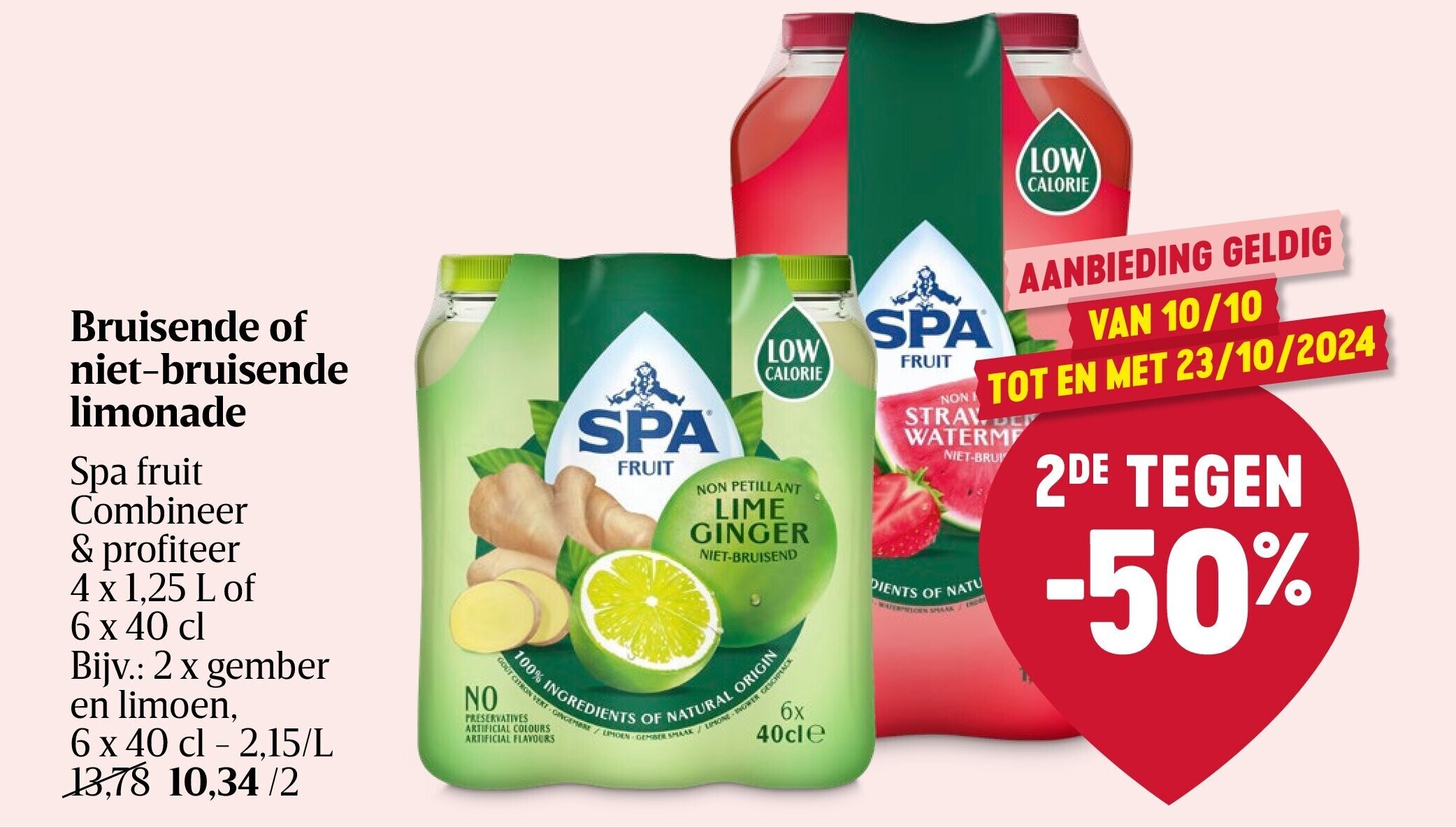 Bruisende of niet-bruisende limonade