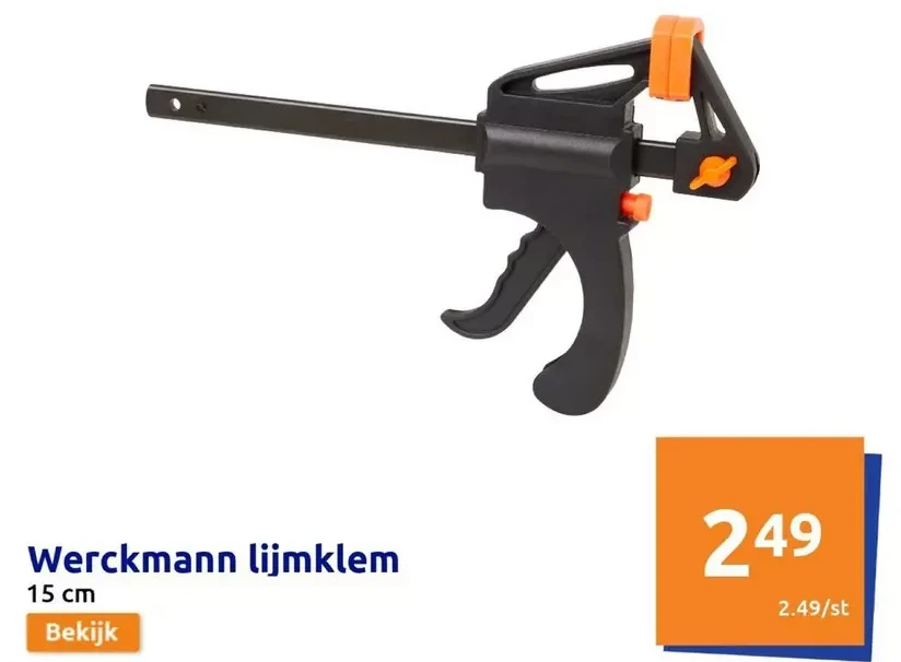 Werckmann lijmklem 15 cm