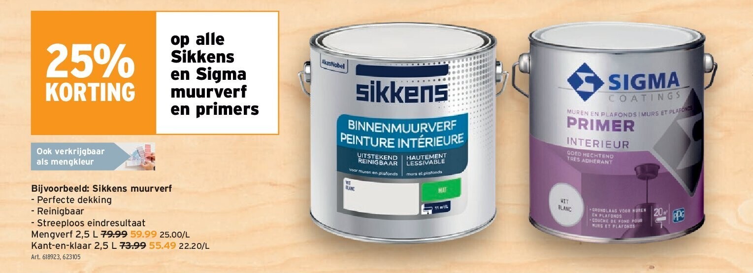 Sikkens Mengverf 2,5 L