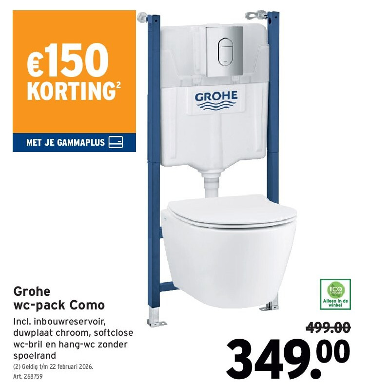 Grohe wc-pack Como