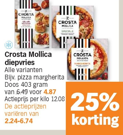 Crosta Mollica diepvries