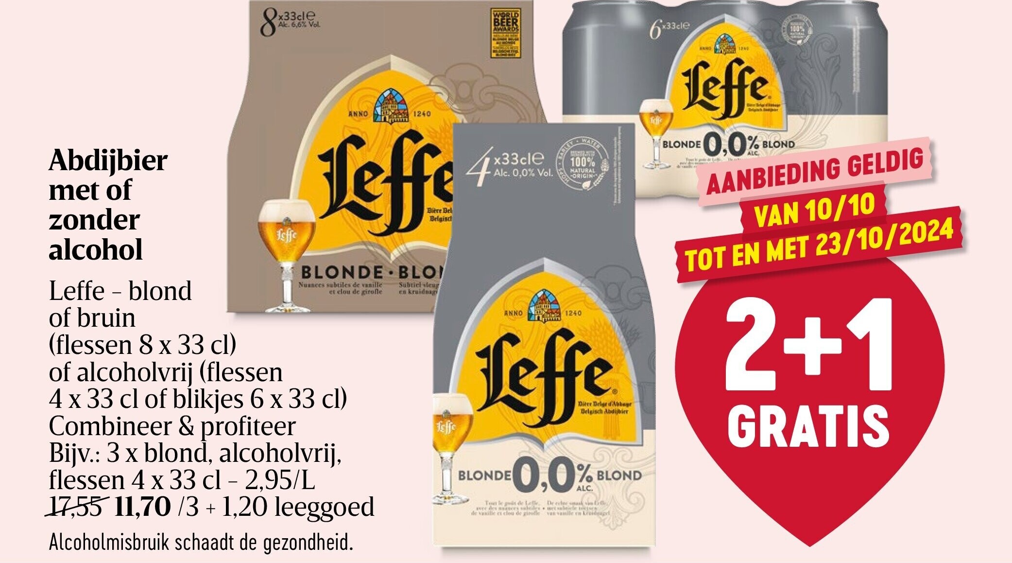 Abdijbier met of zonder alcohol