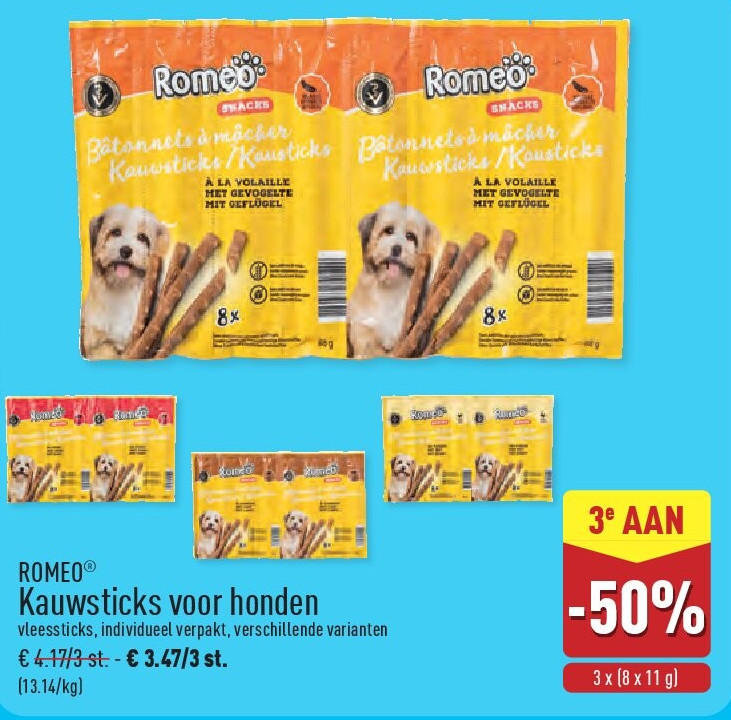 Kauwsticks voor honden
