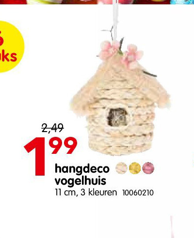hangdeco vogelhuis