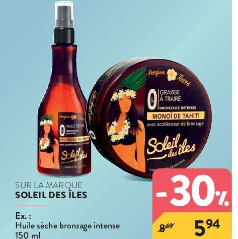 SUR LA MARQUE SOLEIL DES ÎLES