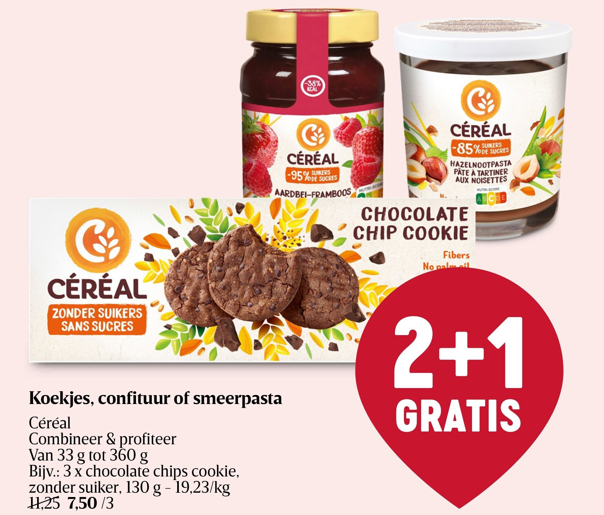 Koekjes, confituur of smeerpasta