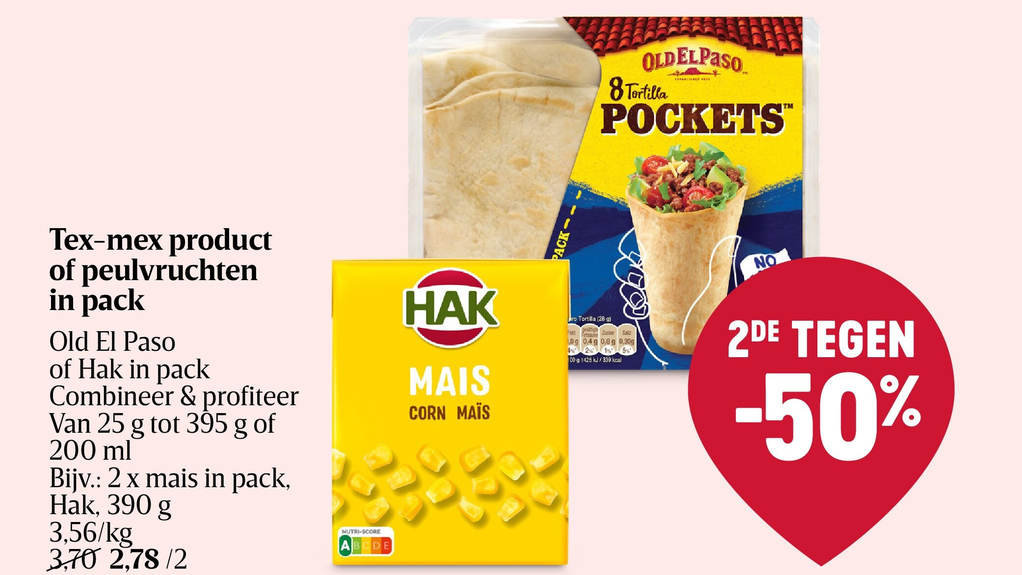 Tex-mex product of peulvruchten in pack