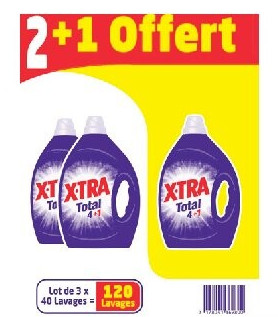 Lessive liquide X-Tra Total