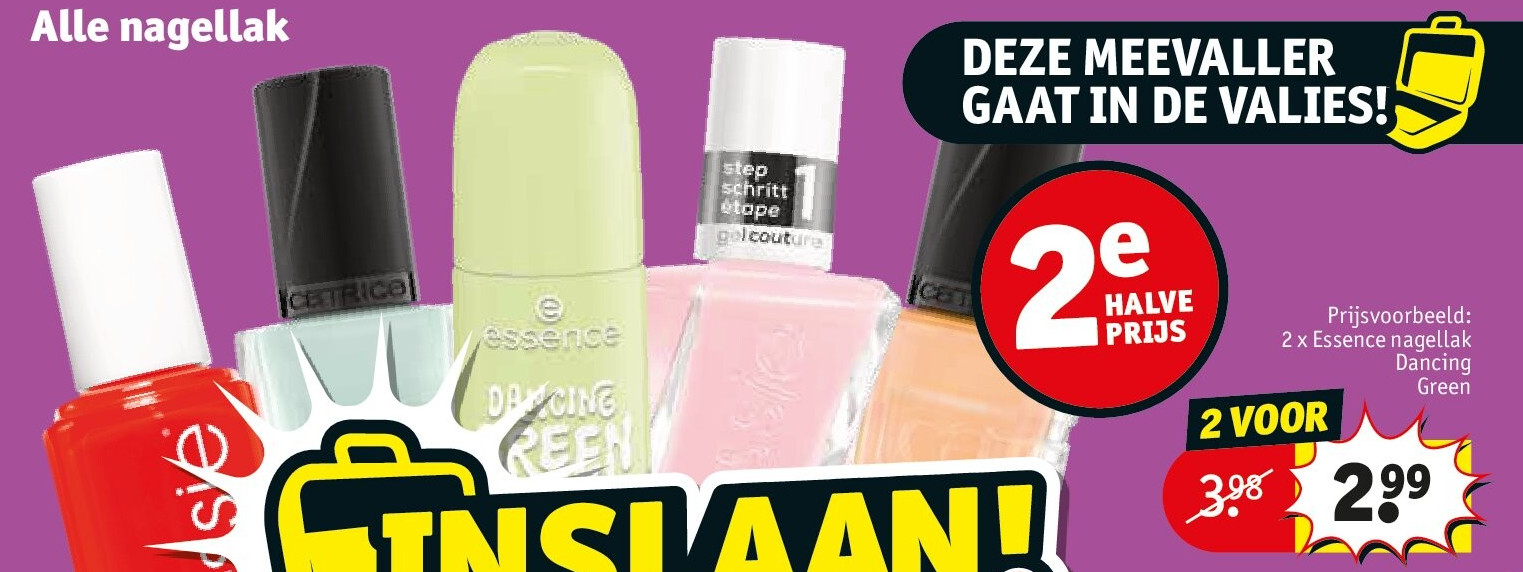 2 x Essence nagellak Dancing Green