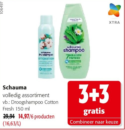 Schauma Droogshampoo Cotton Fresh 150 ml