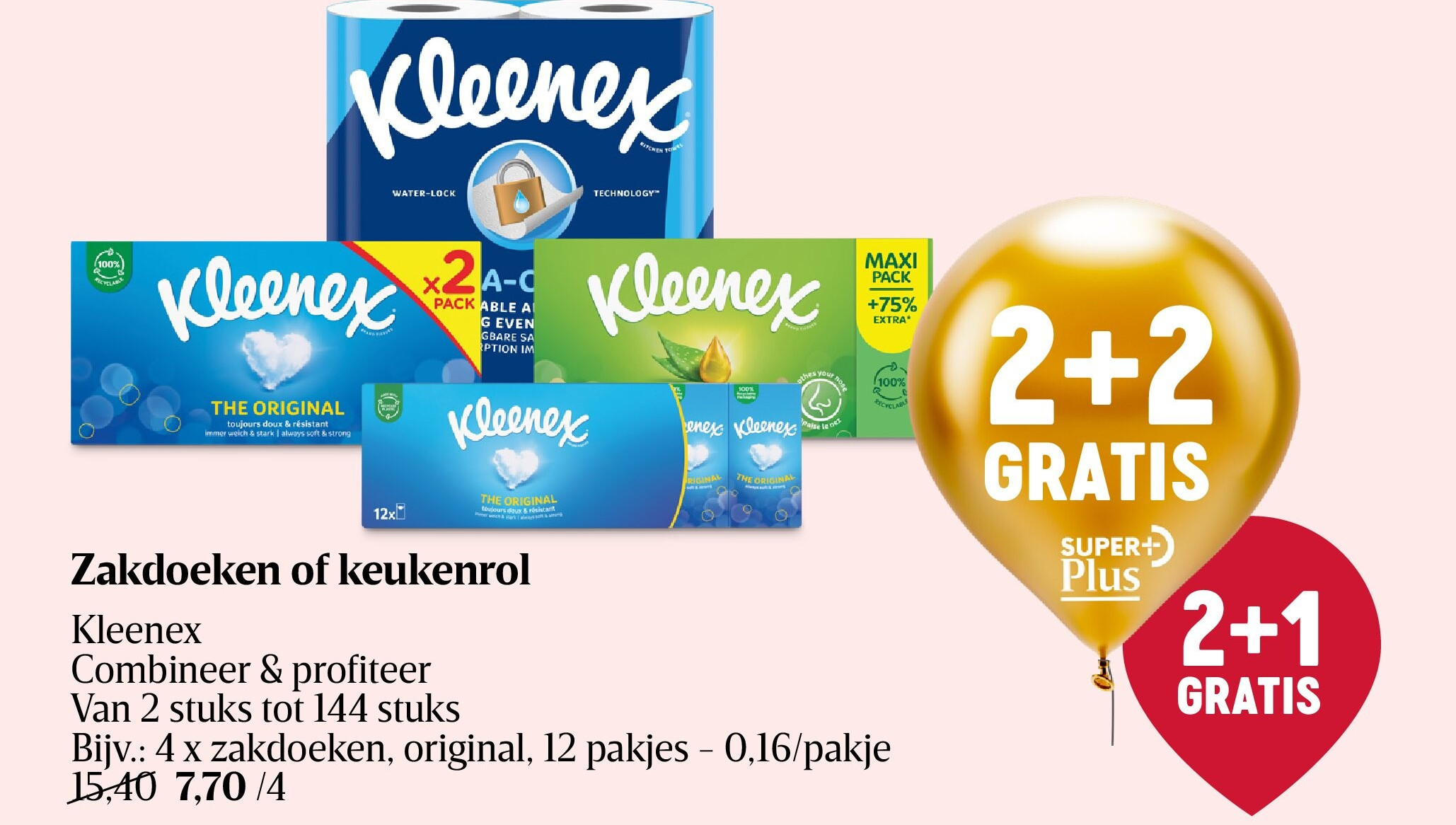 Zakdoeken of keukenrol