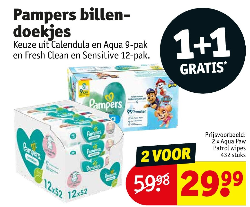 Pampers billendoekjes