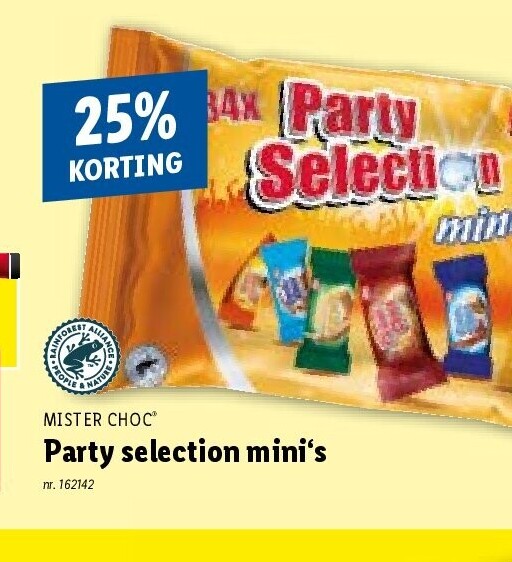 Party selection mini‘s