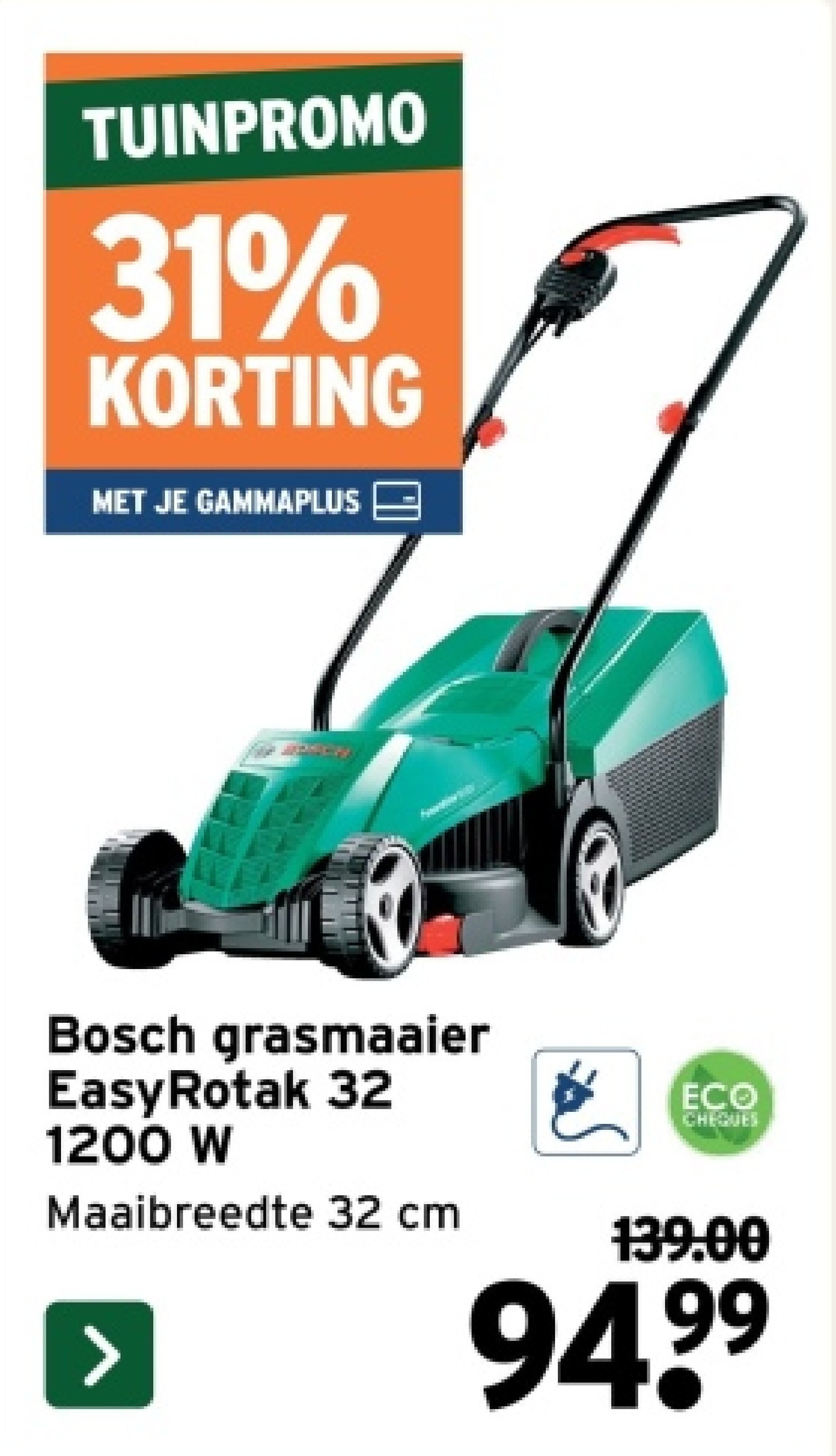 Bosch grasmaaier EasyRotak 32 1200 W