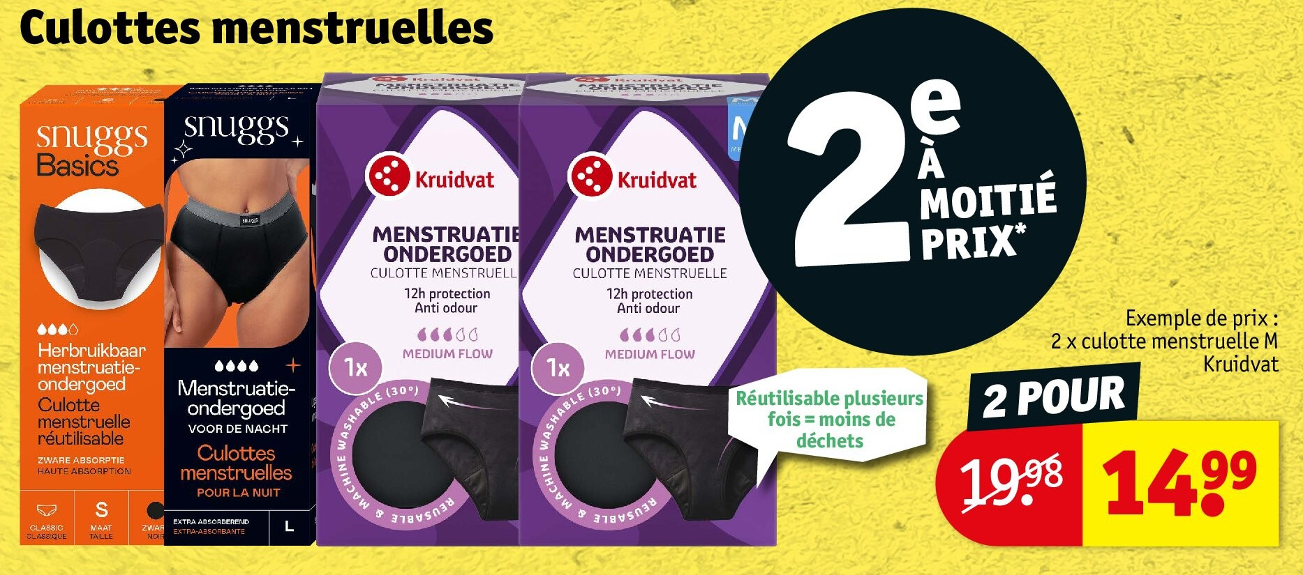 Culottes menstruelles 2 POUR