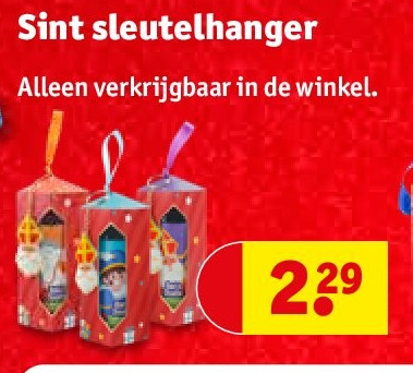 Sint sleutelhanger