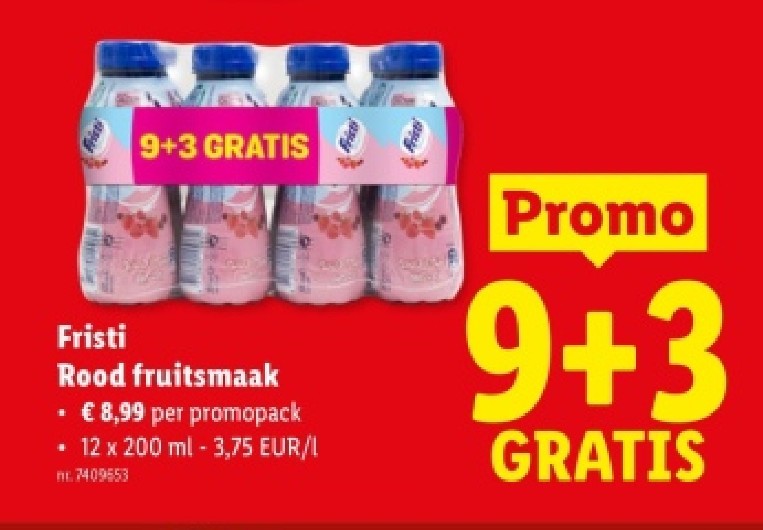Rood fruitsmaak