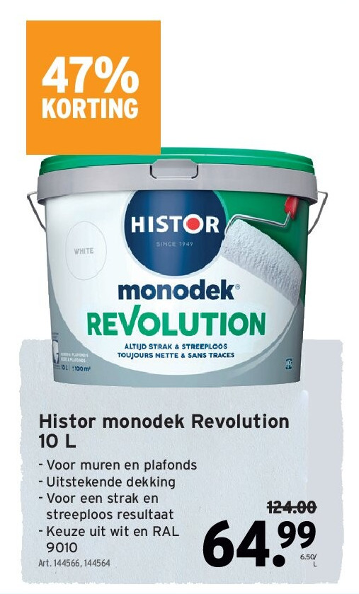 Histor monodek Revolution 10 L