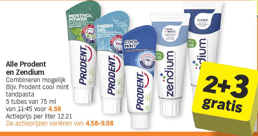 Alle Prodent en Zendium