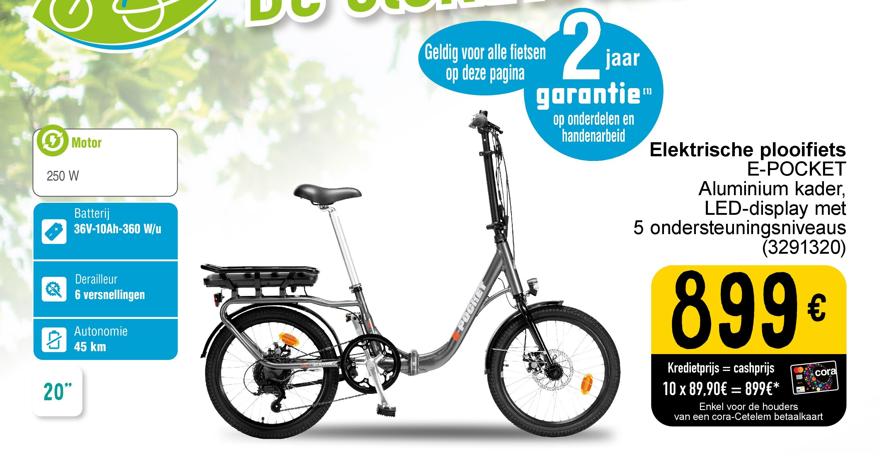 Elektrische plooifiets