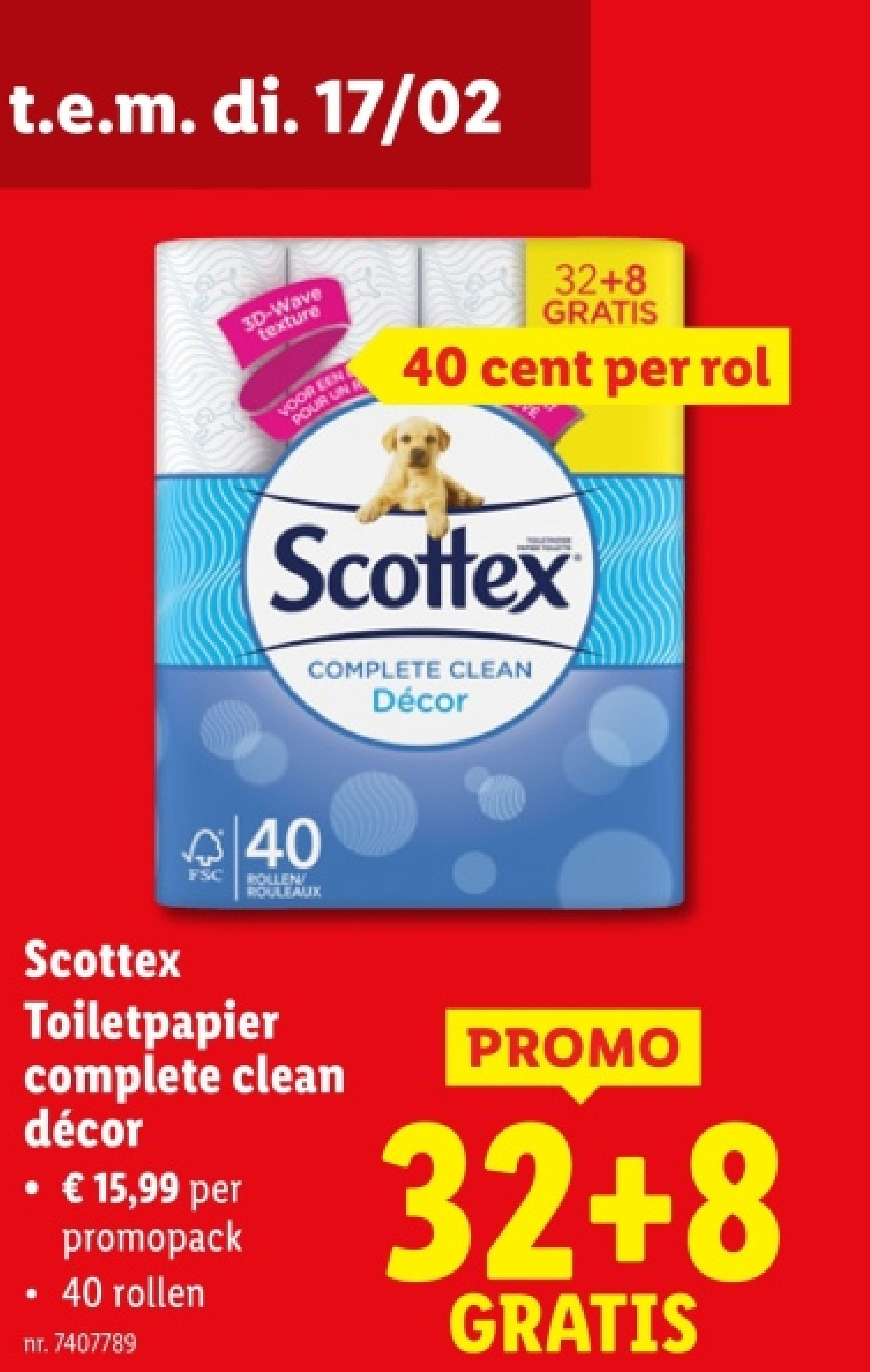 Toiletpapier complete clean décor