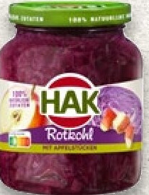 Rotkohl mit Apfelstücken