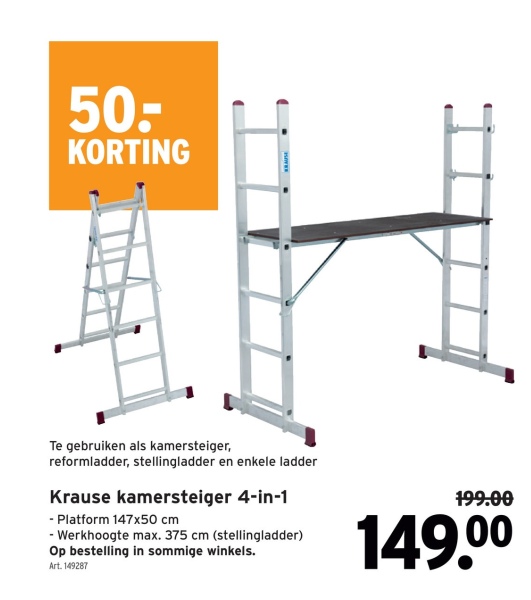 Krause kamersteiger 4-in-1