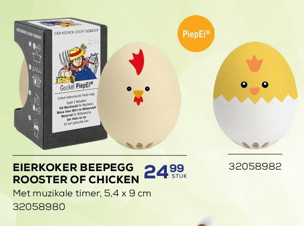 EIERKOKER BEEPEGG ROOSTER OF CHICKEN