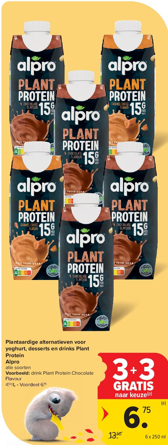 Plantaardige alternatieven voor yoghurt, desserts en drinks Plant Protein Alpro