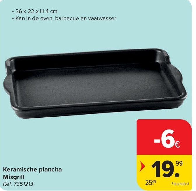Keramische plancha Mixgrill