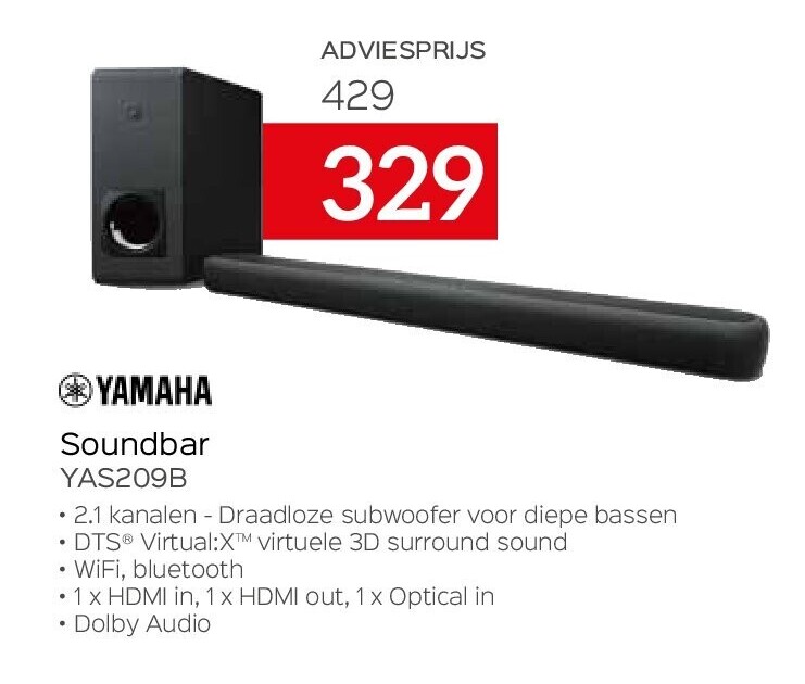 Soundbar YAS2O9B