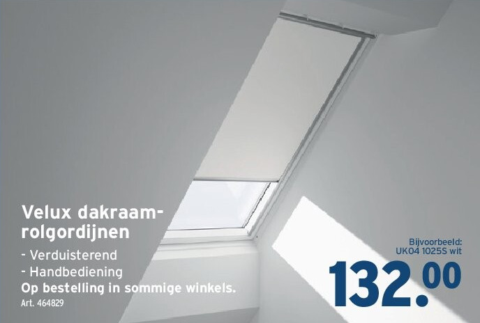 Velux dakraamrolgordijnen