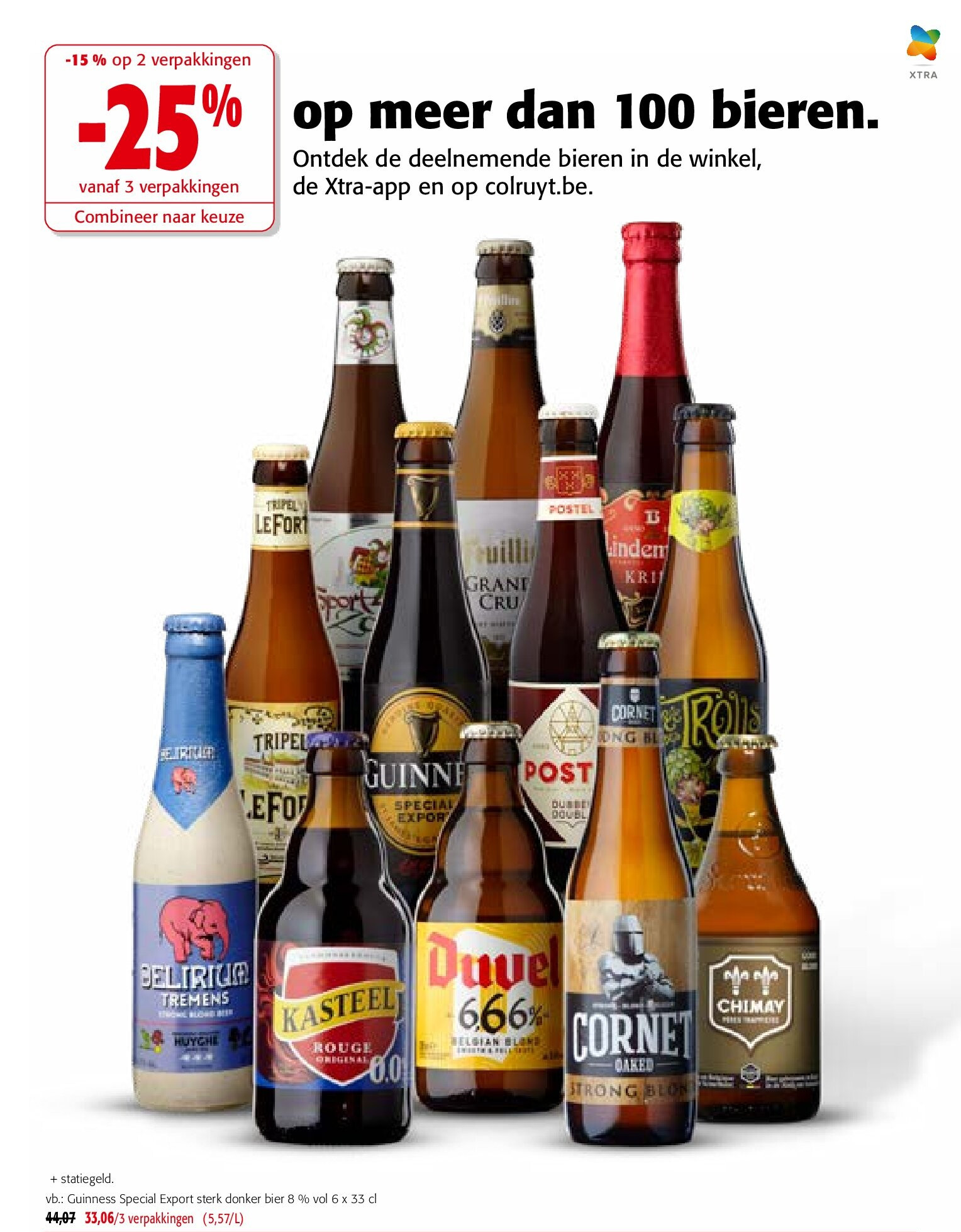Guinness Special Export sterk donker bier 8 % vol 6 x 33 cl