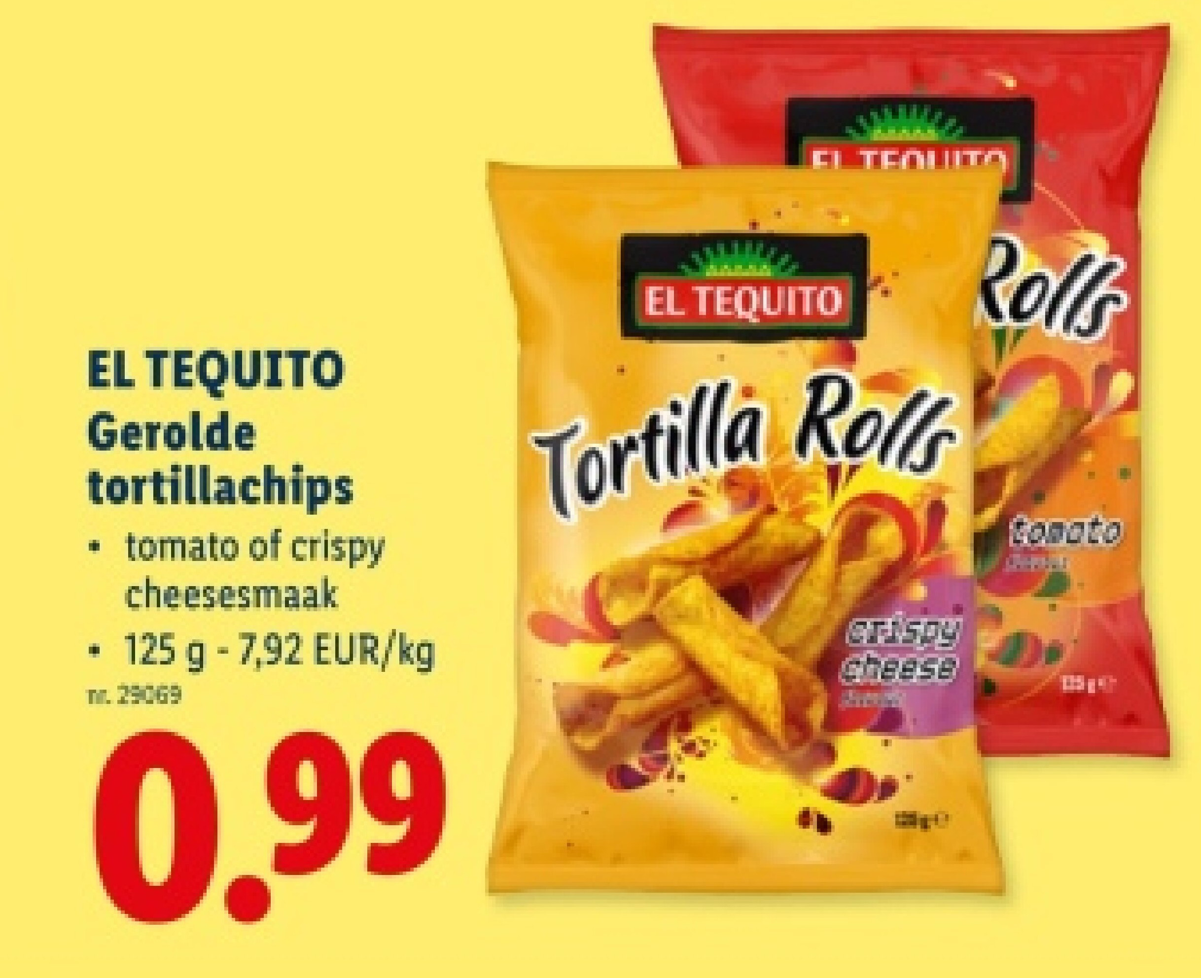 Gerolde tortillachips