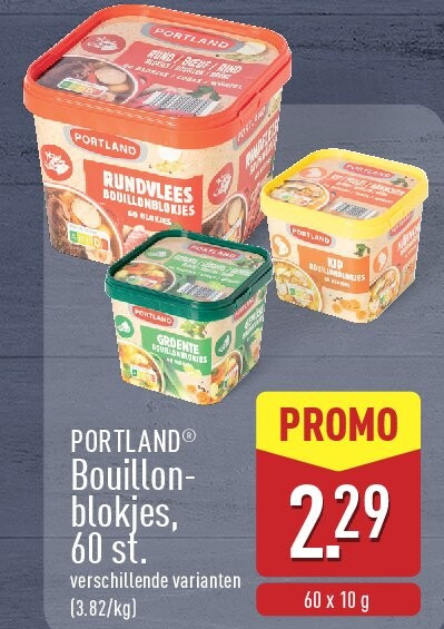 Bouillon- blokjes, 60st.