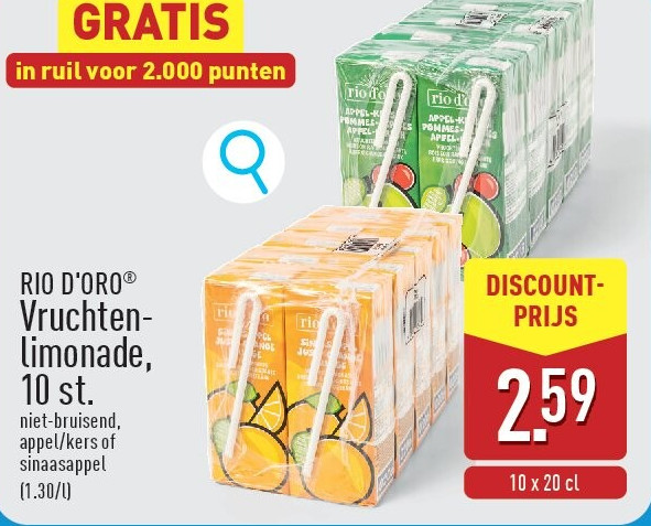 Vruchten­ limonade, 10st.