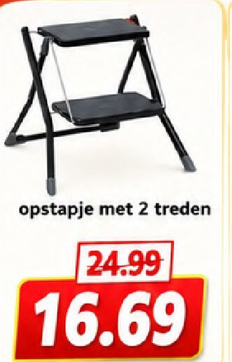 opstapje met 2 treden