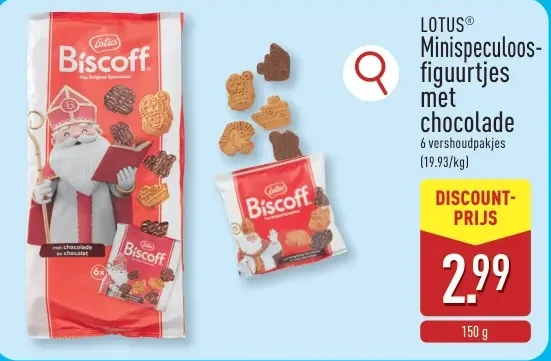 Minispeculoos- figuurtjes met chocolade