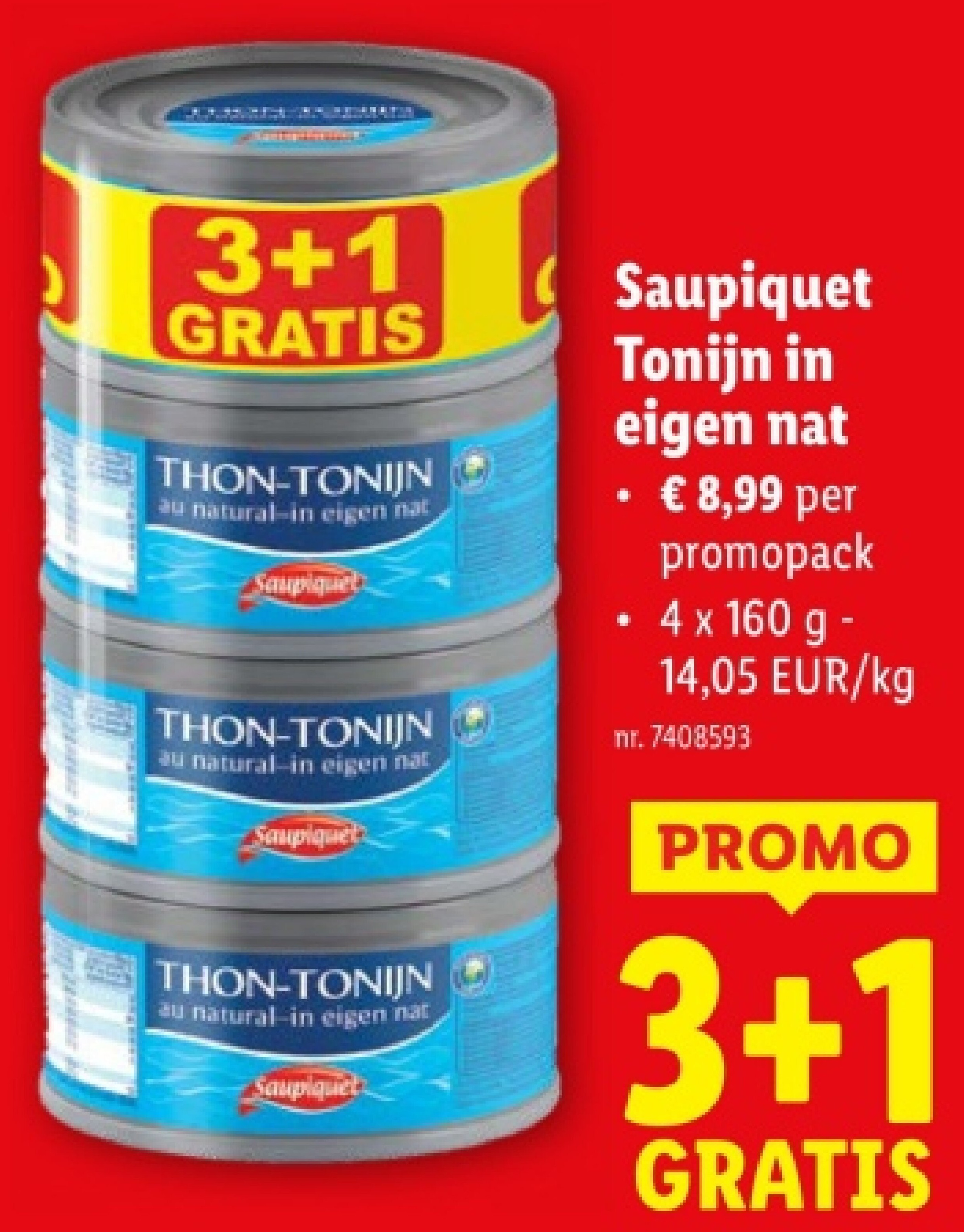 Tonijn in eigen nat