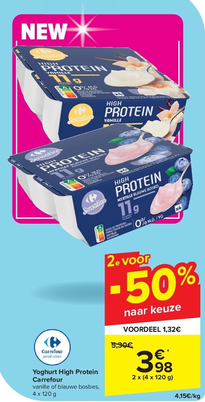 Yoghurt High Protein Carrefour