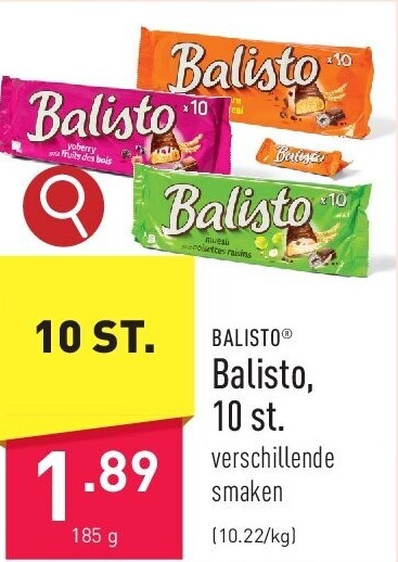 Balisto, 10 st.