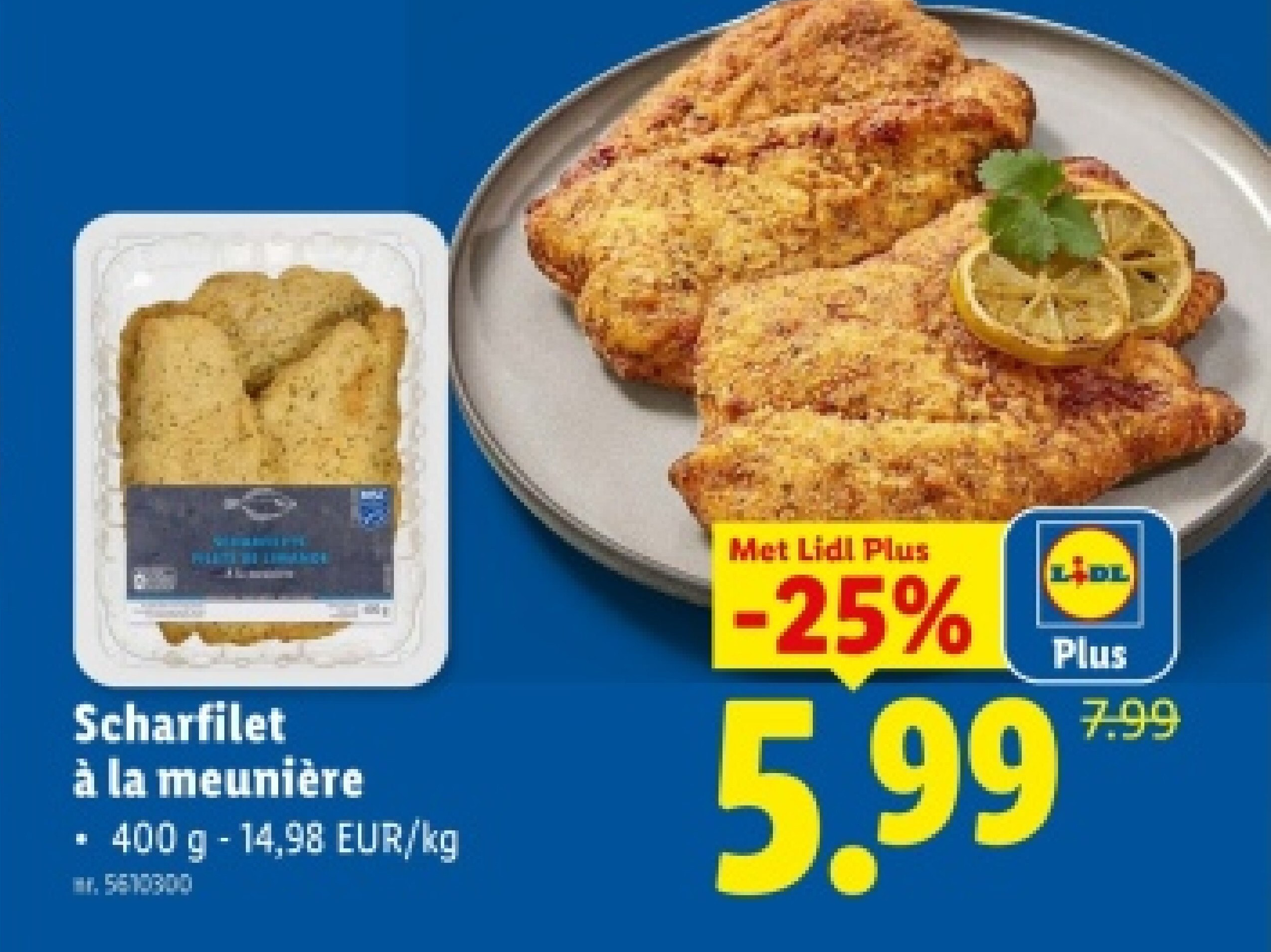 Scharfilet à la meunière