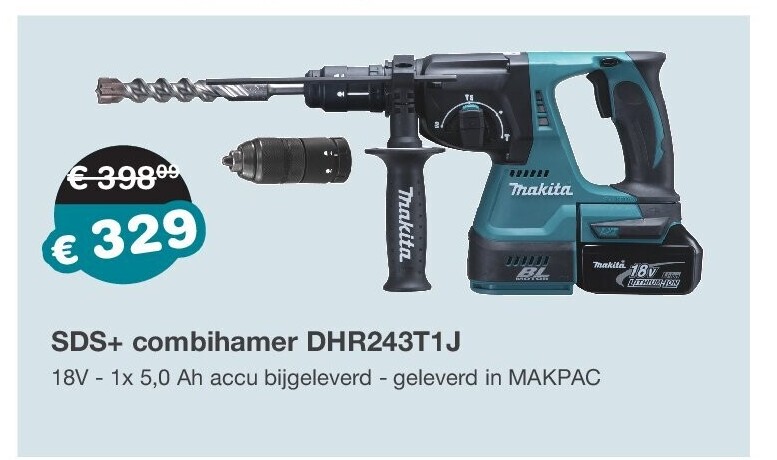 SDS+ combihamer DHR243T1J